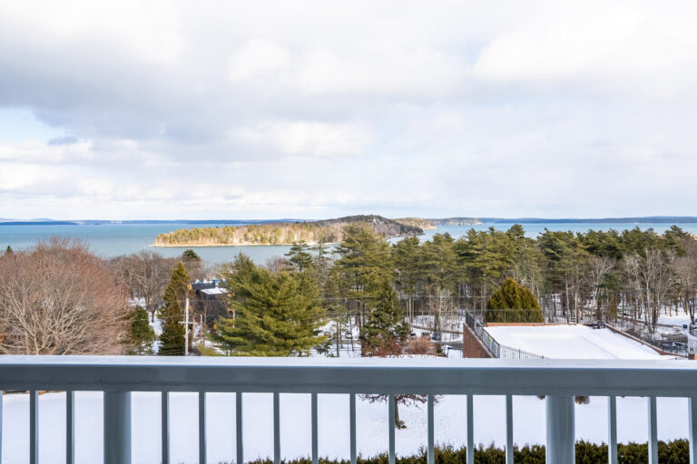 Bar Harbor, Maine in the Winter
